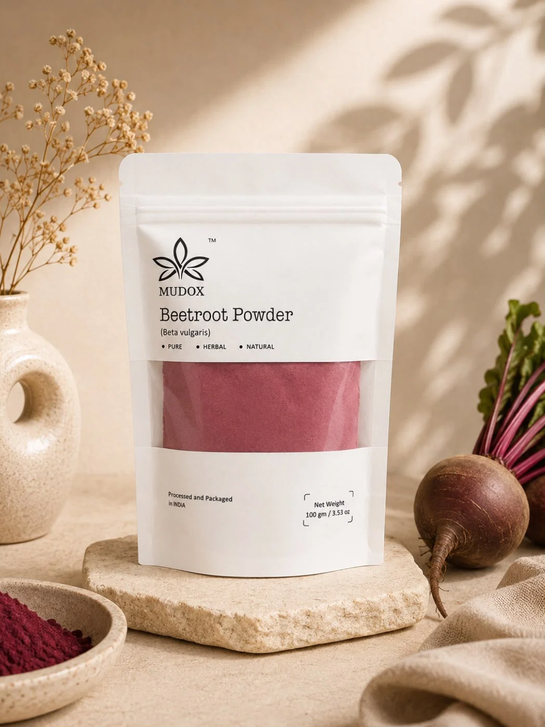 Beetroot Powder for Face & Hair (100g)
