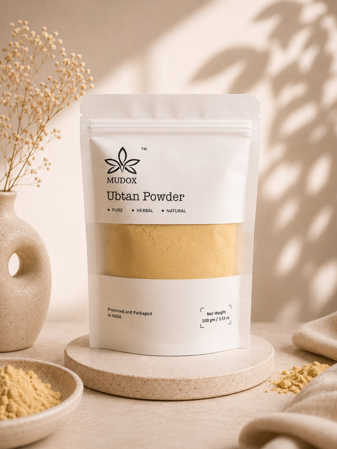 Natural Herbal Ubtan Powder – Face & Body Cleanser (100g)