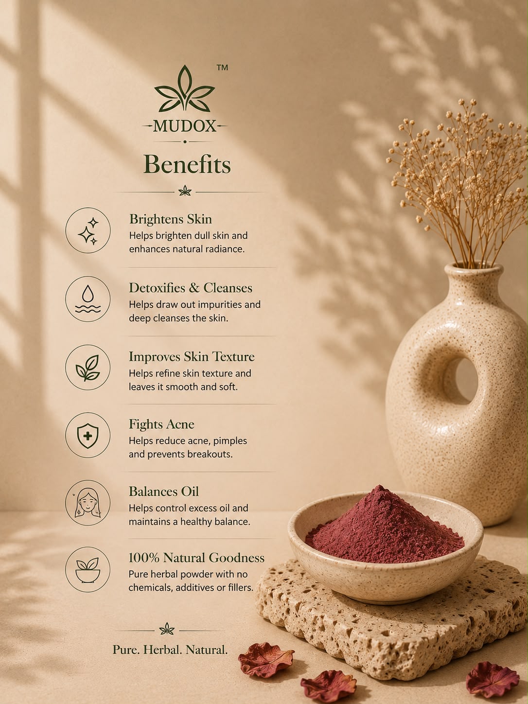 Beetroot Powder for Face & Hair (100g)